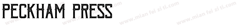 Peckham Press字体转换
